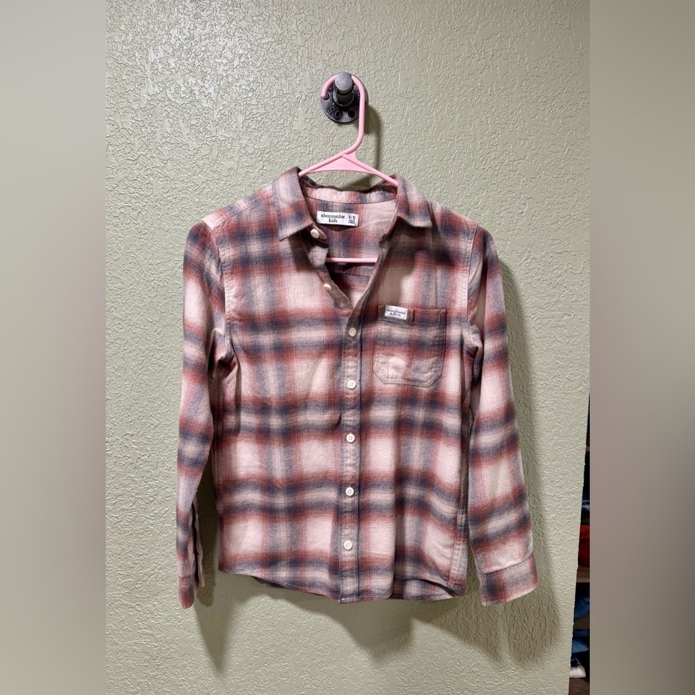 Abercrombie Kids Plaid Button Down Shirt